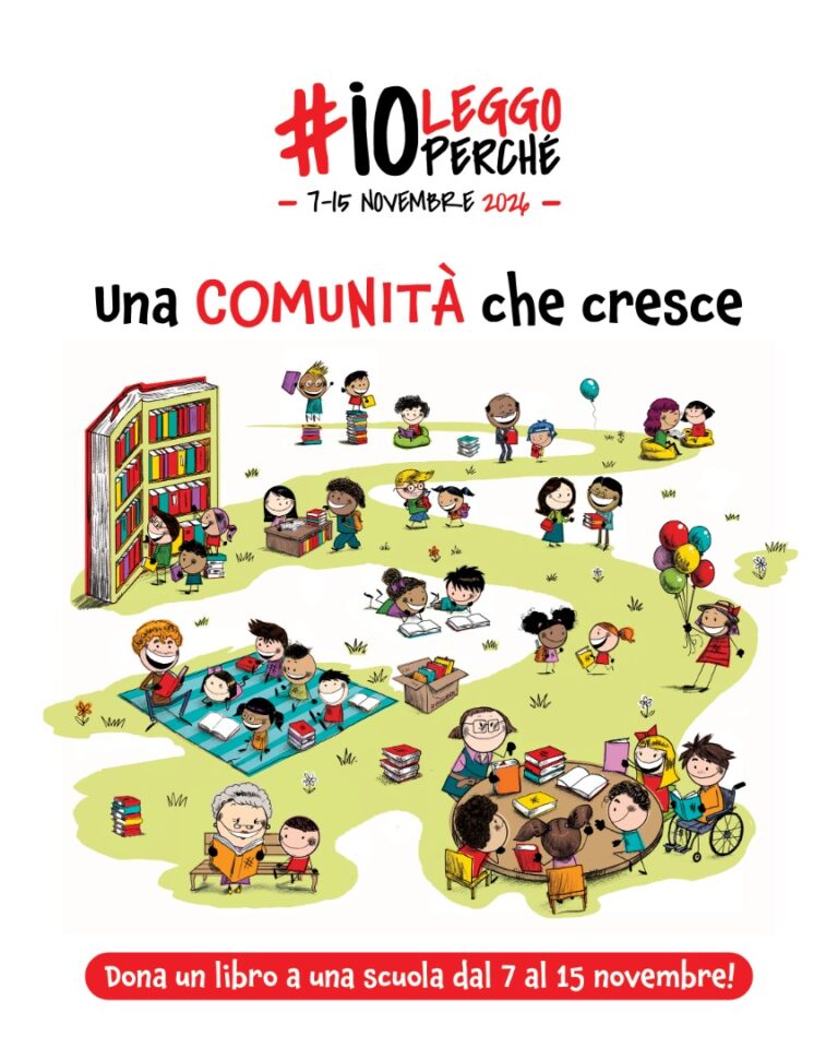 PROGETTO “IO LEGGO PERCHE'”: dona un libro alla tua scuola  – dal 7 al 15 novembre 2026